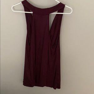 Banana Republic Tops - Maroon cowl neck tank Banana Republic Tops - Maroon cowl neck tank